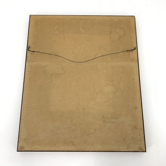 Welcome Pineapple Finished Cross Stitch Wall Art Vintage 14" x 12" - Picture 3 of 4